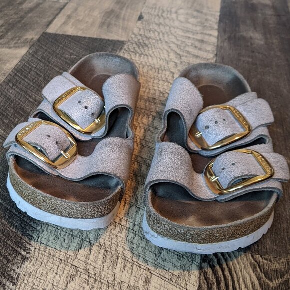 Birkenstock Arizona Sandals Suede Leather Birks - Picture 1 of 7